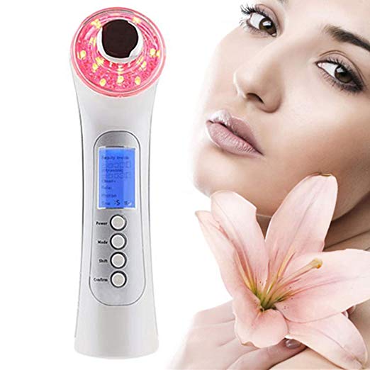 Careshine Anti Aging 3color 5 In1 U Galvanic Ion Photon Facial Massager 3mhz Skin Care Review